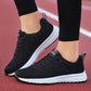 Women's Casual Shoes Breathable Walking Mesh Lace Up Flat Shoes Sneakers The Clothing Company Sydney