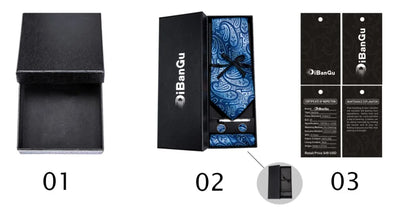 8cm Men Silk Tie White Solid Necktie Formal Wedding Party Ties Cufflinks Hanky Flower Brooch Gift Set - The Clothing Company Sydney