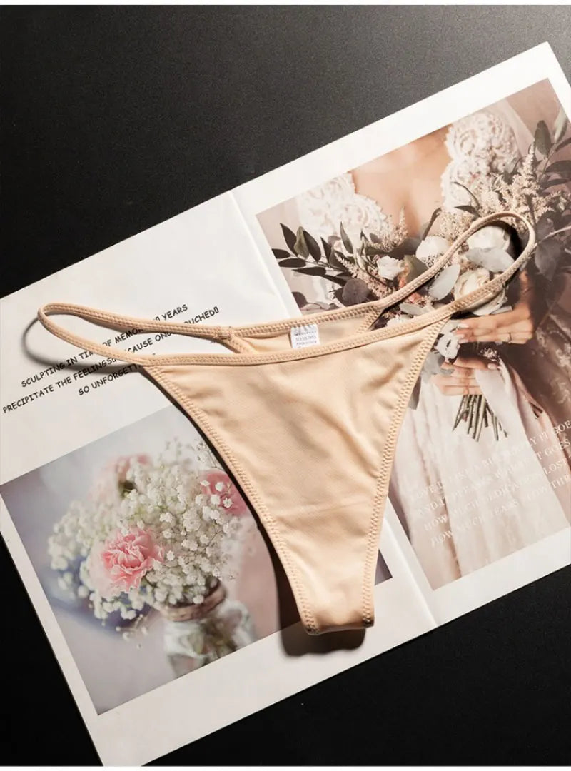Low Waist G String Leopard Women Panties Briefs Thong Ice Slik T-back Underwear Seamless Lingerie The Clothing Company Sydney