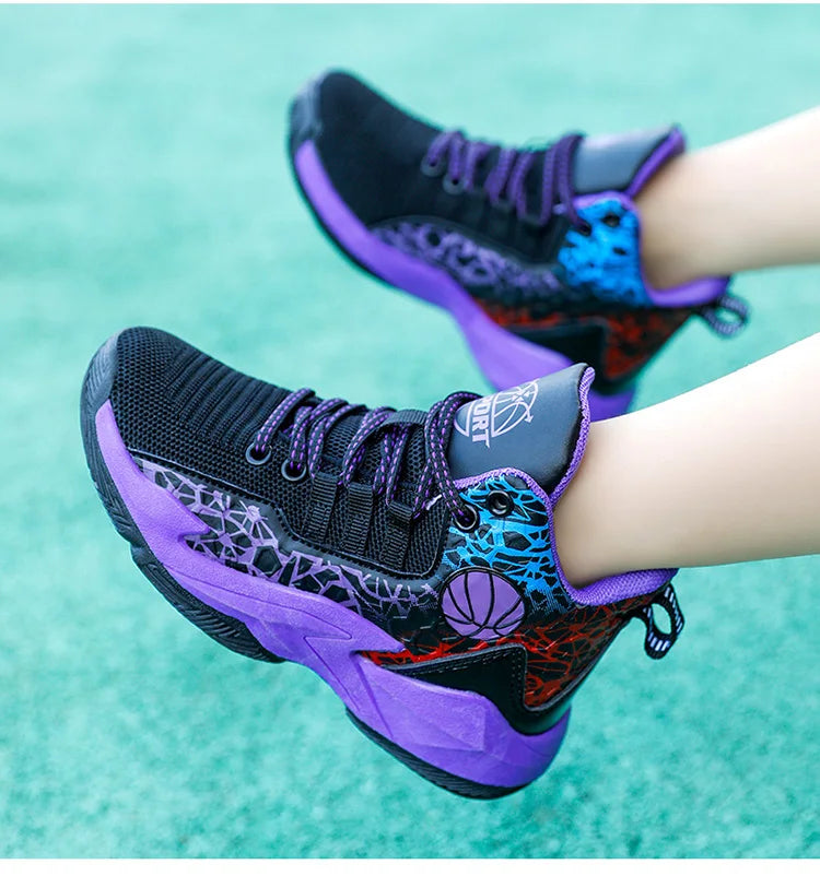 Kids Children's Sports Boys Girls Running Casual Outdoor Breathable Mesh Wear-Resistant Sneakers Basketball shoes. The Clothing Company Sydney