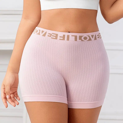 Ribbed Yoga Seamless High Waist Elastic Breathable Quick Dry Fitness Running Casual Sports Bike Shorts for Women