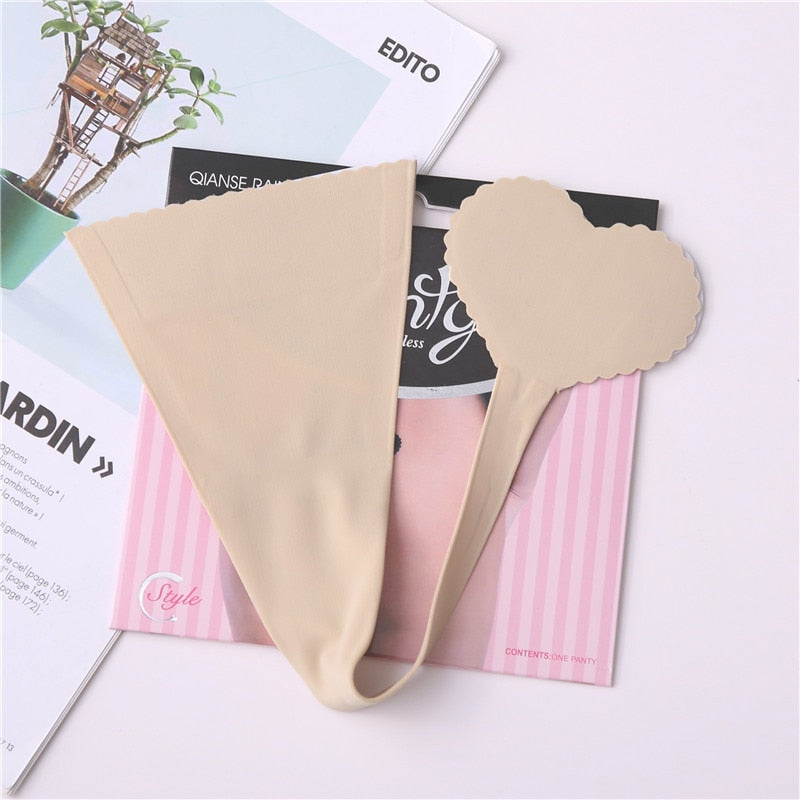 Women's C Style Panties Invisible Underwear No Panty Line Self Adhesive Strapless Thong C-string Thongs Exotic Panties Lingerie The Clothing Company Sydney