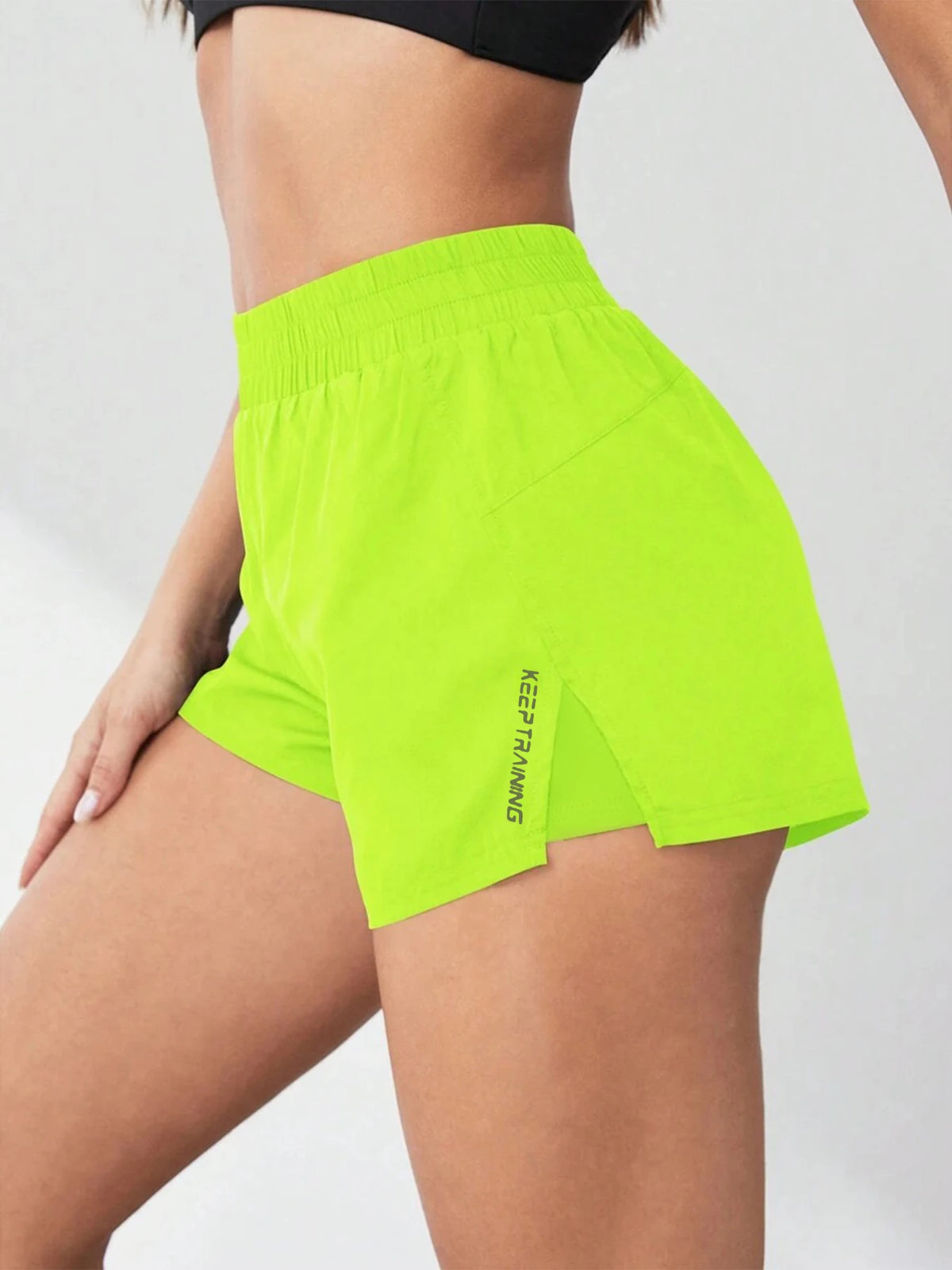 Women's Two Piece Gym Yoga Running Fitness Tennis Casual Basic Sports Shorts