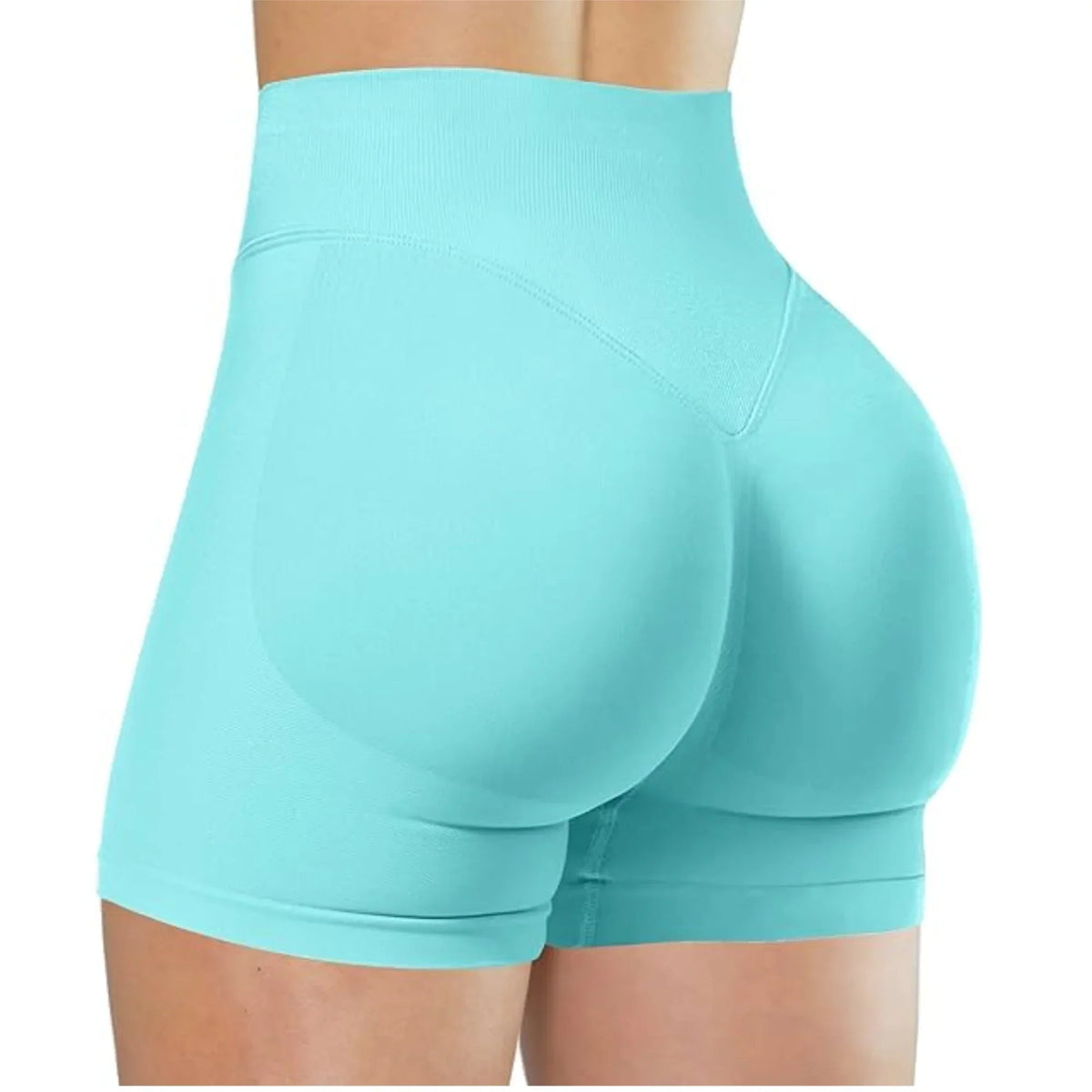 Women's Seamless High Waist Gym Slim Fit High Elastic Yoga Shorts for Fitness Training Running & Cycling Shorts The Clothing Company Sydney