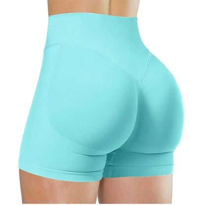 Women's Seamless High Waist Gym Slim Fit High Elastic Yoga Shorts for Fitness Training Running & Cycling Shorts The Clothing Company Sydney