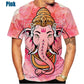 3D Print Ganesh T Shirts Vinayakar Pillaiyar Tshirt Men And Womens Apparel Short Sleeve Breathable Tops The Clothing Company Sydney