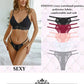 3 Pack Lace Hollow Out Thongs Women Panties Low Waist Transparent G-String Underwear Breathable Intimates Lingerie