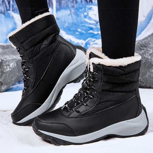 Women's Fur Winter Snow Ankle Boots The Clothing Company Sydney