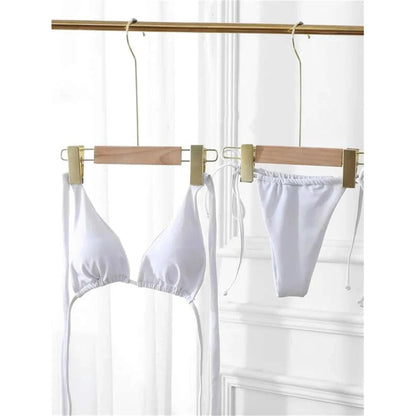 2 Piece Halter Mini Micro Thong Bikini Female Swimsuit Women Bikini set Bather Bathing Suit Swimwear The Clothing Company Sydney