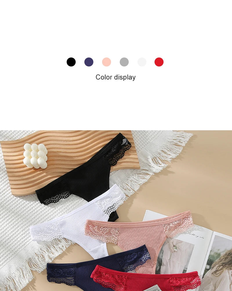 3 Pack Cotton Mix Antibacterial Women's Panties G-string Quick Drying Soft Underwear Breathable Panty The Clothing Company Sydney