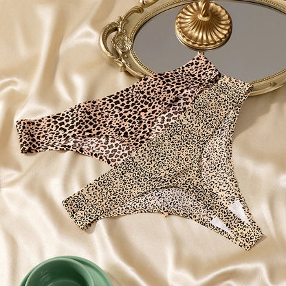 Women's Underwear Leopard Print Seamless Panties Sports Lingerie Thong G-String The Clothing Company Sydney