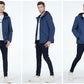 Men's  Lightweight Cotton Jacket Casual Trend Coat Male Windbreaker Coat hooded Jacket