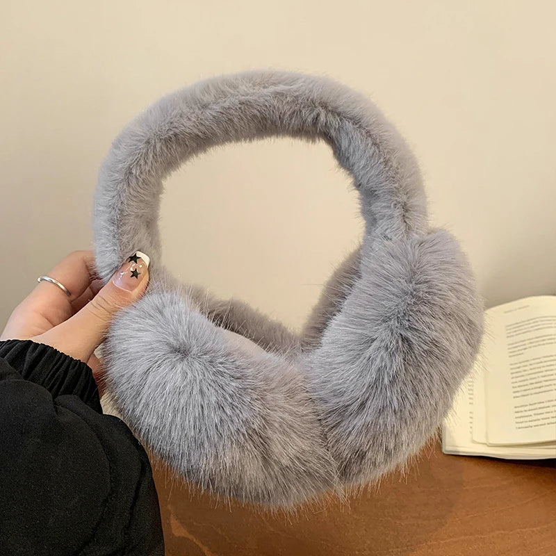 Solid Soft Plush Ear Keep Warmer Winter Earmuffs For Women Men Fashion Outdoor Earflap Protection Ear-Muffs Ear Cover The Clothing Company Sydney