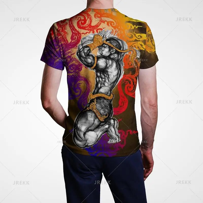 Muay Thai Gym Graphic T Shirt For Men Women Kids 3D Thai Boxing Sports Printed Tee Shirts Streetwear Short Sleeves Quick Dry Top - The Clothing Company Sydney