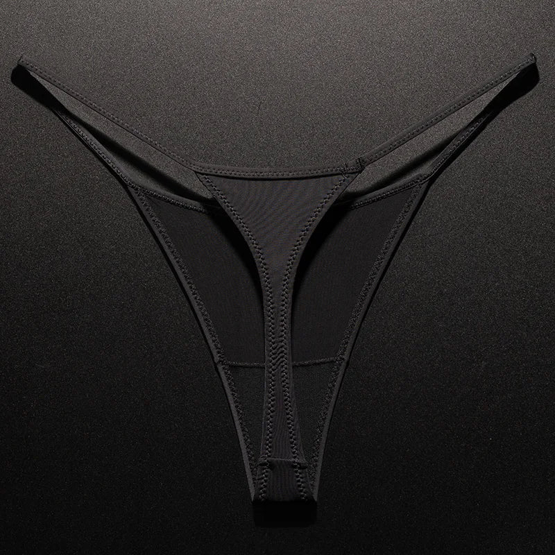Low Waist G String Leopard Women Panties Briefs Thong Ice Slik T-back Underwear Seamless Lingerie The Clothing Company Sydney