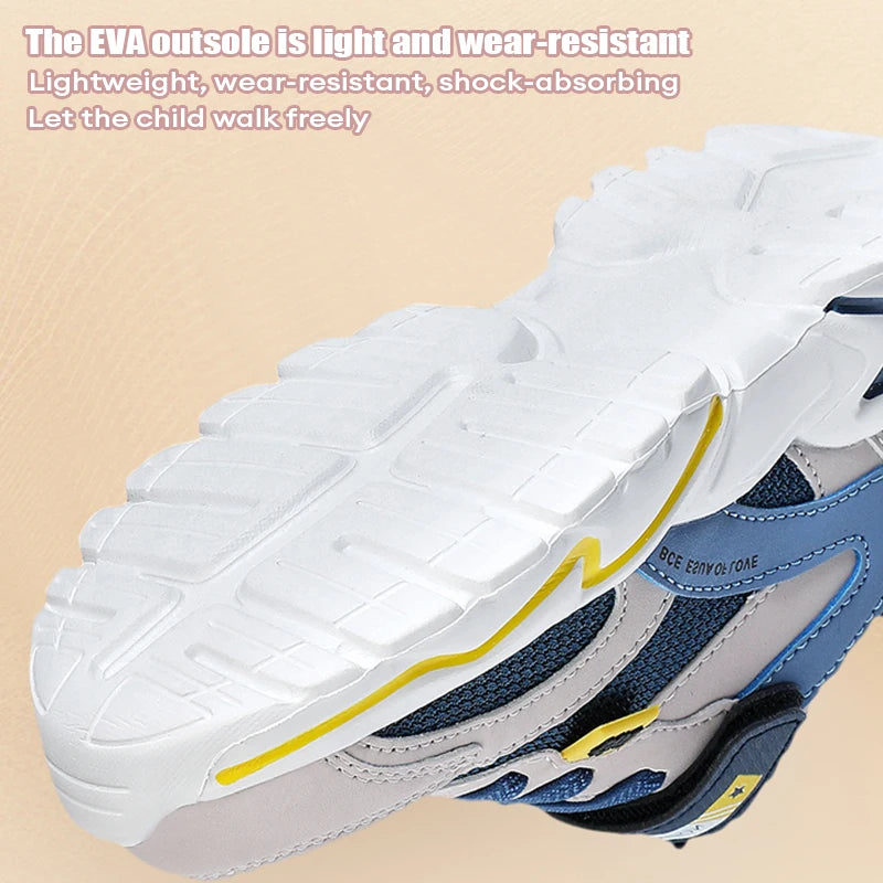 Kids Boy's Girls's Summer Mesh Breathable Sneakers Anti-Skid Outdoor Children Sport Running Shoes