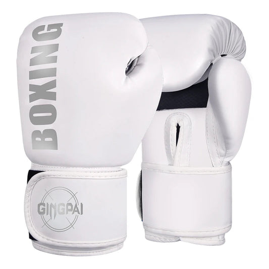 Boxing gloves for kids and adults, Muay Thai MMA training and sandbag fight gloves in black and red
