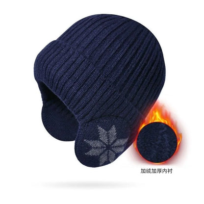 Men Women Winter Warm Plush Knitted Snow Fashion Hat Unisex Outdoor Ear Protection Caps Beanies Skulls