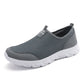 Lightweight Men's Breathable Slip on Casual Sneakers Anti-slip Flats Outdoor Walking Shoes