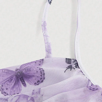 Y2K Floral Milkmaid Dress – Women’s Square Neck Slim Cami Dress for Summer The Clothing Company Sydney