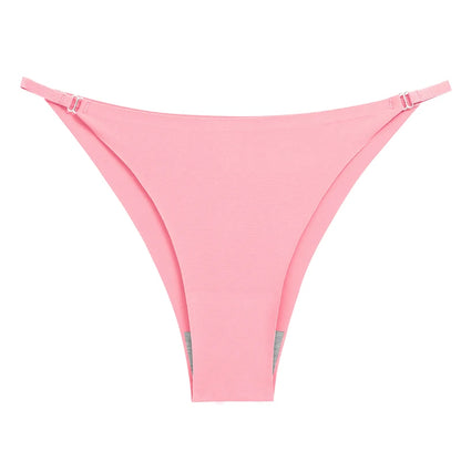 Fashion Women's Panties Silk Satin Seamless Underwear Soft Lingerie Breathable Comfortable Briefs Female Underpants