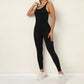 One Piece Backless Bodycon Scrunch Jumpsuit Women Dance Fitness Overalls Push Up Sleeveless Yoga Sport Jump Suit The Clothing Company Sydney