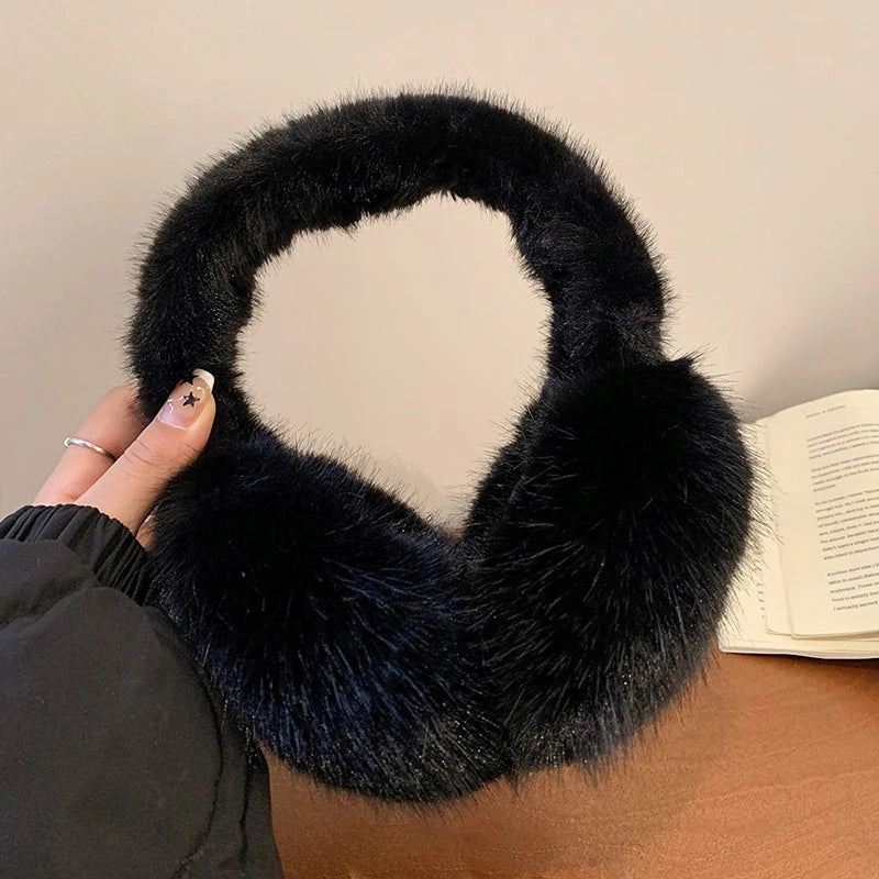 Solid Soft Plush Ear Keep Warmer Winter Earmuffs For Women Men Fashion Outdoor Earflap Protection Ear-Muffs Ear Cover The Clothing Company Sydney