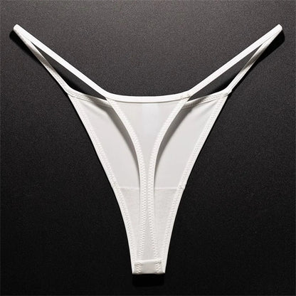 High Slit Leopard Print Thong Ice Silk Seamless Underwear One-piece Fitness Plus Size G-strings The Clothing Company Sydney