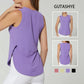 GUTA S-XL Yoga Shirt Women Gym Shirt Quick Dry Sports Shirts  Back Gym Top Women's Fitness Shirt Sleeveless Sports Top Yoga Vest The Clothing Company Sydney