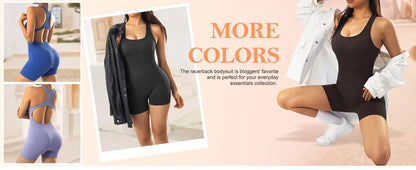 Women Yoga Shorts Sleeveless Sport Romper Bodysuits Summer Yoga Playsuits Gym Fitness Outfit Jumpsuits Activewear The Clothing Company Sydney