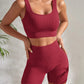 2 Piece Seamless Ribbed Yoga Sets Workout Sets Gym Suits Ribbed Crop Tank High Waist Shorts Outfits Fitness Running Matching Outfit The Clothing Company Sydney