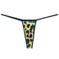 3 Pcs Printed Leopard/Zebra/Camouflage/Rabbit/Dot/Snake Thong Panties Seamless Underwear G Strings Underwear