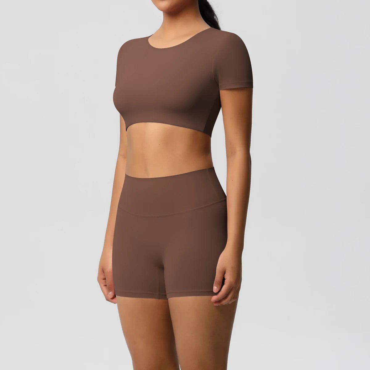 2 Piece Workout Sportswear Active Wear Sports Tank Top Bike Shorts Women Gym Bicycle Sorts Matching Set The Clothing Company Sydney