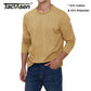 TACVASEN Long Sleeve Cotton T-shirt Mens Breathable Moisture Wicking Casual T-shirt Spring Pullover Crew Neck Basic Tee Tops Man The Clothing Company Sydney