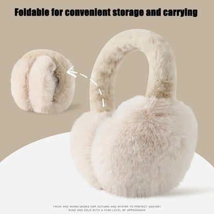 Winter Solid Soft Plush Ear Keep Warmer Earmuffs Fashion Outdoor Sports Earflap Protection Ear-Muffs Ear Cover