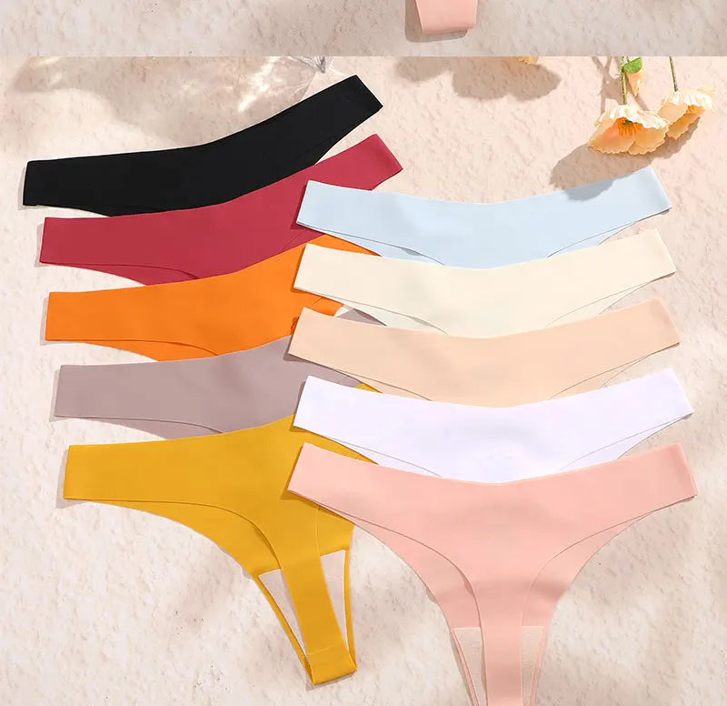 3 Pack G-String Underwear Female T-back Intimates Lingerie Seamless Low Waist Underpants Briefs The Clothing Company Sydney