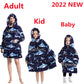 Oversized Hooded Blanket for Adult Child Wearable Blankets for Winter Warm Outdoor Hoodie Sweatshirt The Clothing Company Sydney