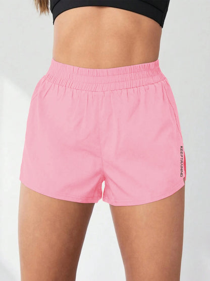 Women's Two Piece Gym Yoga Running Fitness Tennis Casual Basic Sports Shorts