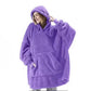 Winter Hooded Sweater Blanket Women's Oversized Fleece Blanket With Sleeves Large Pocket Warm Thick TV Hoodie Robe The Clothing Company Sydney