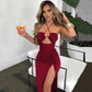 Hot Summer Halter Backless Sleeveless Cut Out Maxi Dress for Women Elegant Club Party Slit Dresses The Clothing Company Sydney