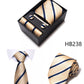 4 Piece Tie Handkerchief Cufflink Set For Men Necktie Holiday Gift Box Blue Gold Suit Accessories Slim Wedding Set The Clothing Company Sydney