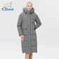 Women's Outwear Parka Super Long Warm And Windproof Zipper Cotton Coat Winter Jackets