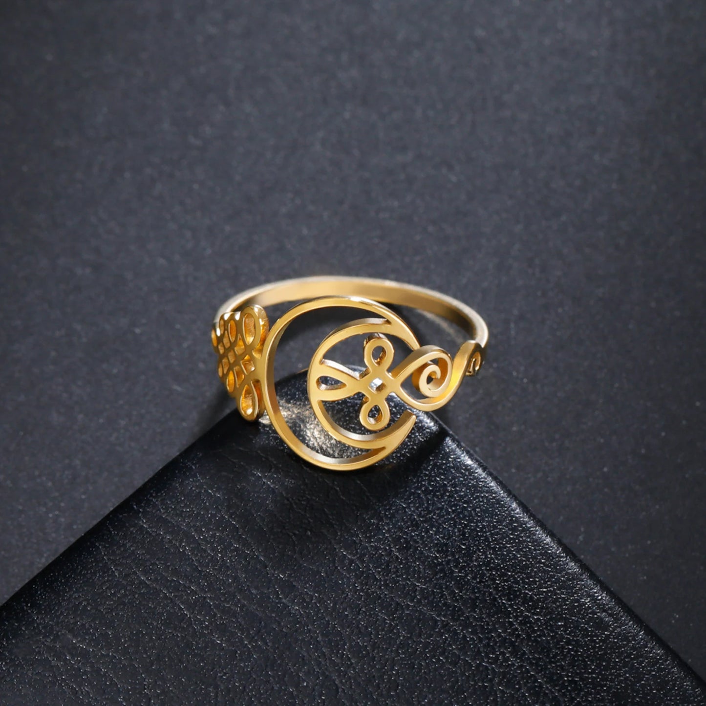 Unisex Om Aum Symbol Jewellery Ring