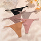 3 Pack Women Seamless Thongs Low Waist Bikini Panties Female Underpants T-back Underwear