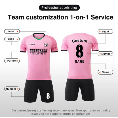 Adult Kids Football Jerseys Men Women Soccer Uniforms Sports Clothes Customised Futsal Sportswear Child Team Training Tracksuit Outfit The Clothing Company Sydney