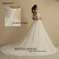 Princess Glitter Wedding Dresses Bride Lace Sleeveless Boho Bridal Gown Robe