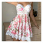 Floral Embroidery Lace Pajamas Nightdress Sleepwear Nightgown