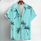 Short-sleeved shirt Floral Print Summer Beach casual men's Shirt