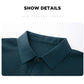 Summer Men's Lop-up Hollow Short-sleeved Polo Shirt Ice Silk Breathable Business Fashion T-Shirt Male Top The Clothing Company Sydney