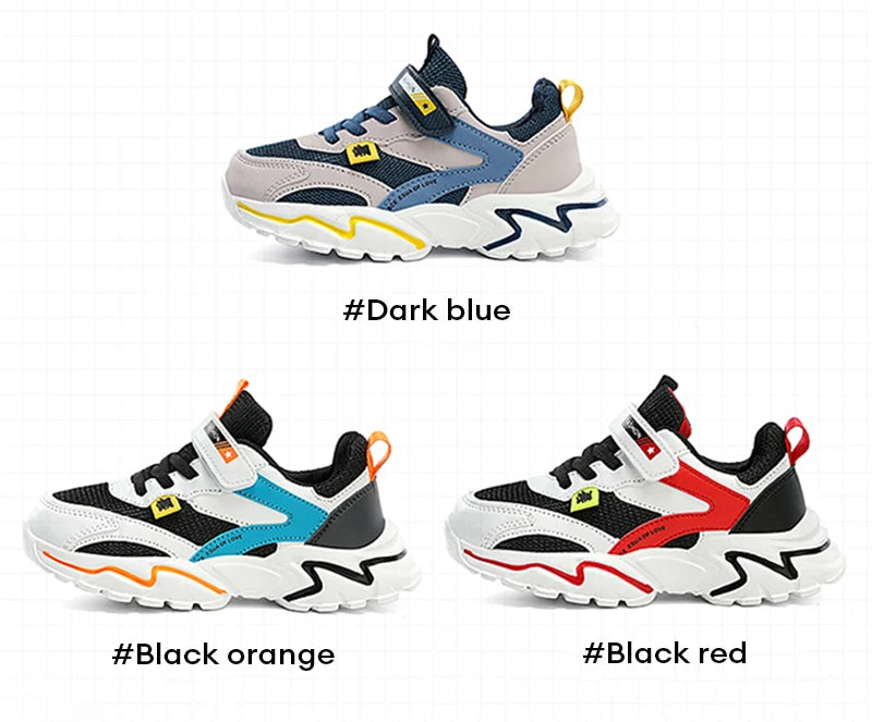 Kids Boy's Girls's Summer Mesh Breathable Sneakers Anti-Skid Outdoor Children Sport Running Shoes